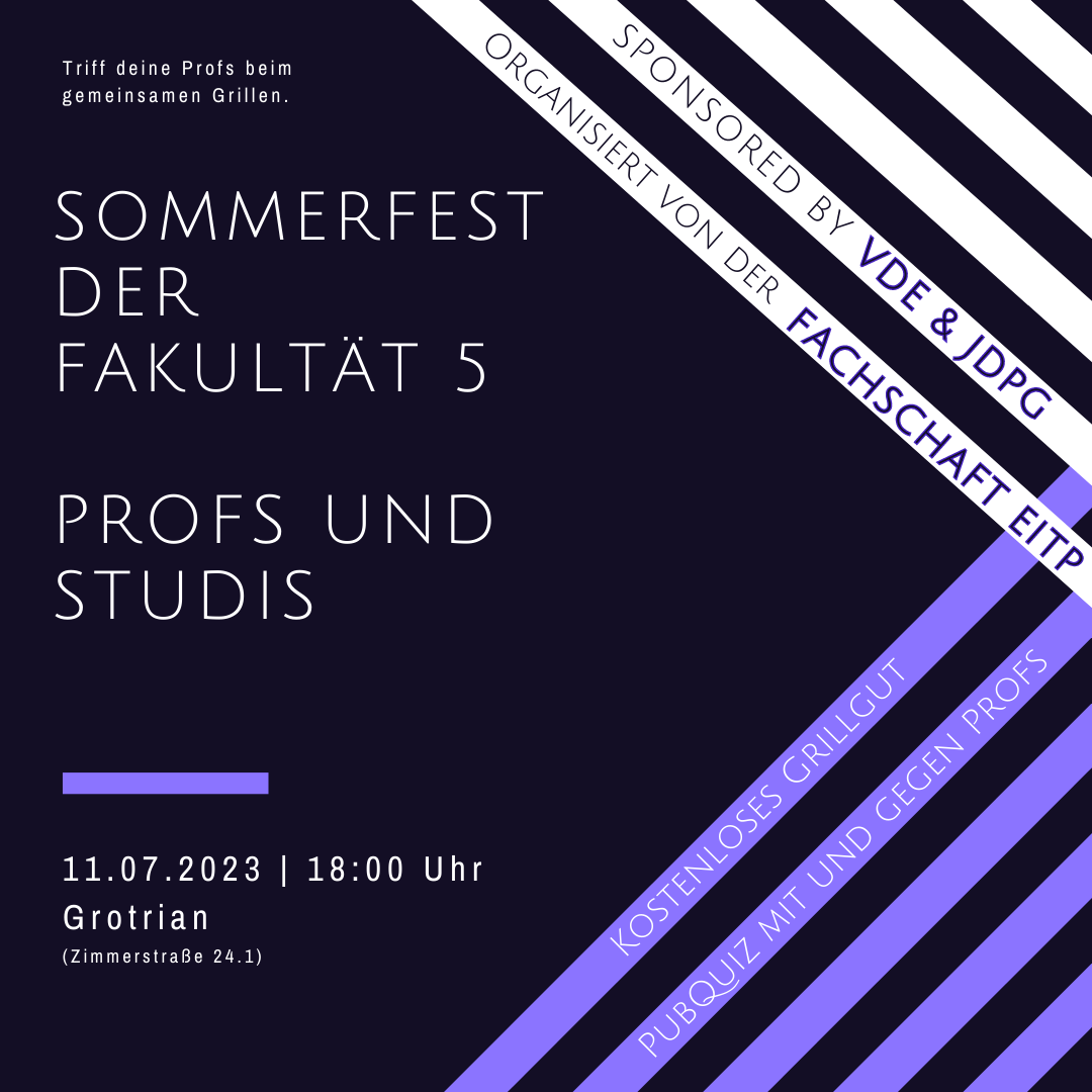 Sommerfest der Fakultät 2023